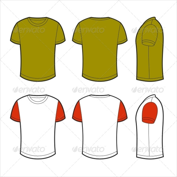 Image 4 for Blank T Shirt Design Template Psd