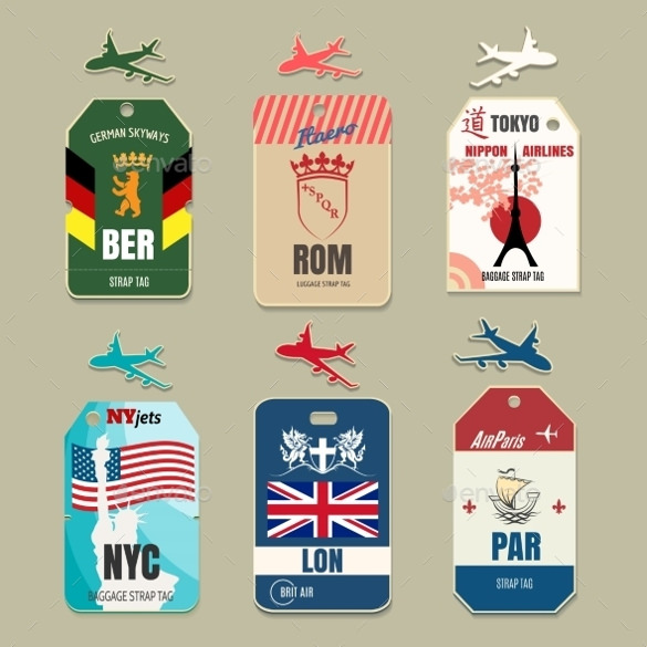 Luggage cheap tag designs