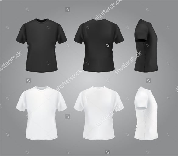 vector eps t shirt template set