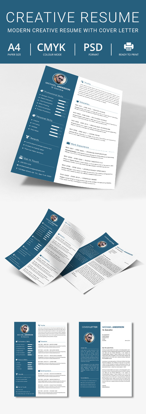 Reverse chronological resume template download 2020