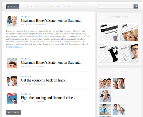 16+ News HTML 5 Themes & Templates