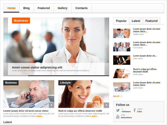 16+ News HTML 5 Themes & Templates