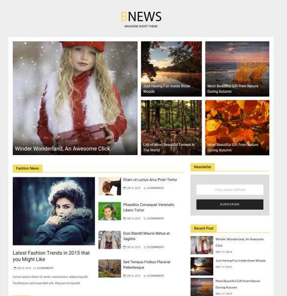 16+ News HTML 5 Themes & Templates