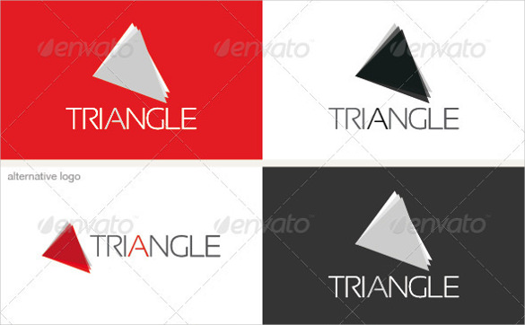 triangle logo ai illustrator template