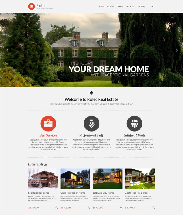 67+ FREE Real Estate WordPress Themes & Templates