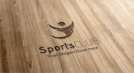 abstract human and sport logo template download