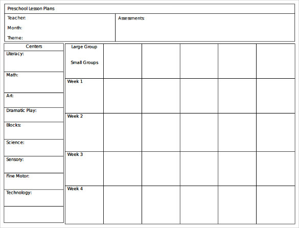blank lesson plan template 16 free pdf excel word