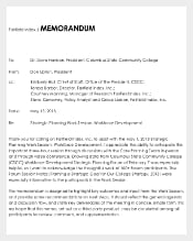 State Community College Strategy Memo Template PDF
