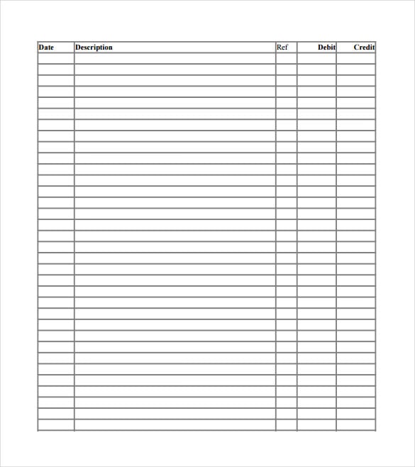 double entry accounting spreadsheet pdf template free download