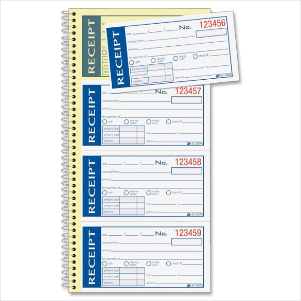 9 blank receipt templates free word excel pdf formats samples