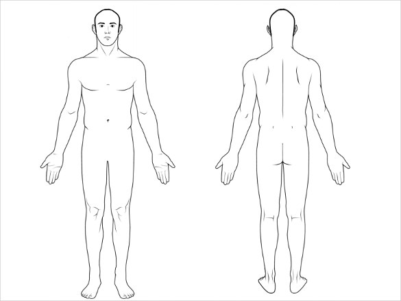 Blank Body Measurement Chart For Sewing