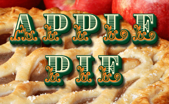apple pie font