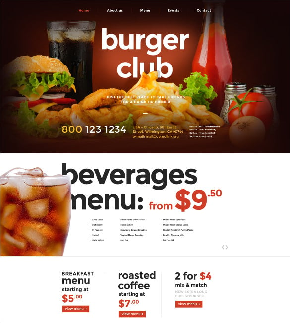fast-food-restaurant-responsive-website-template