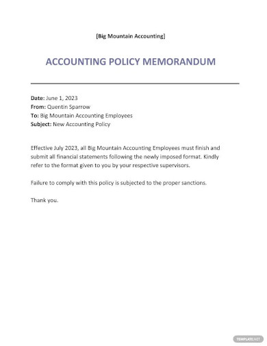 20+ Policy Memo Templates – Sample Word, Google Docs Format Download