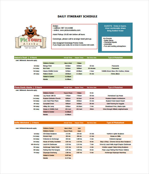 daily-schedule-itinerary-template