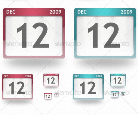date calendar icon pack