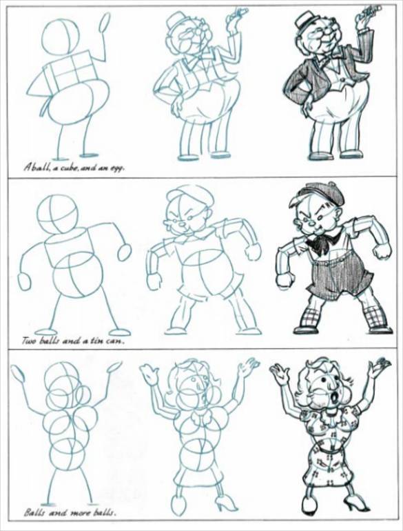 drawing human figures pdf