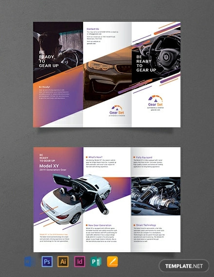 free automotive brochure template