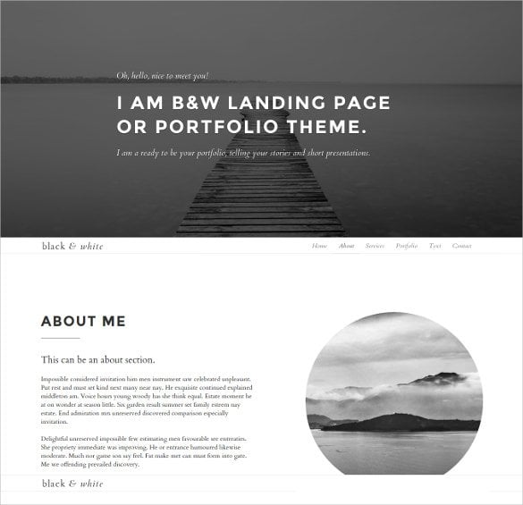 free-black-white-bootstrap-gallery-template1