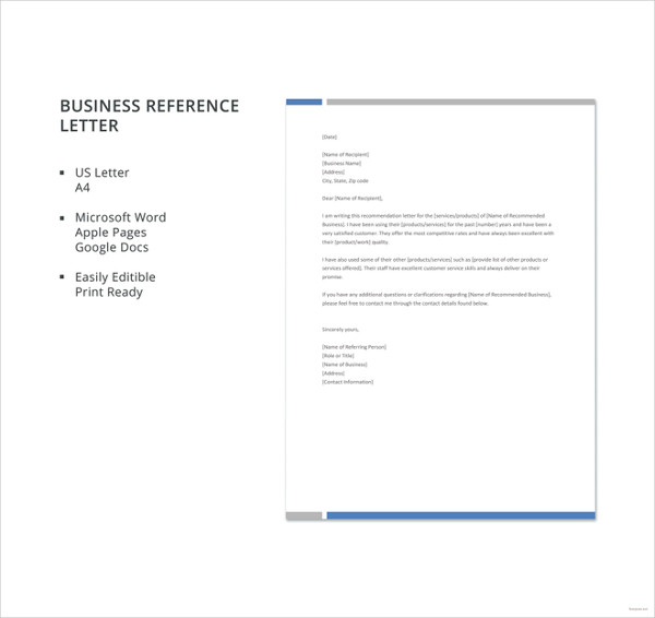 50+ Business Letter Templates -PDF, DOC