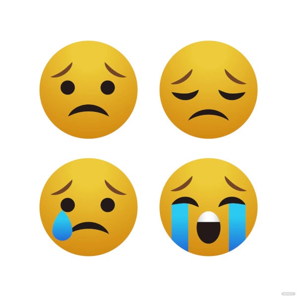 free sad emoji easy drawing