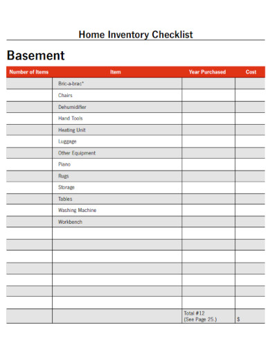 19+ Tool Inventory Templates – Free Sample, Example, Format Download