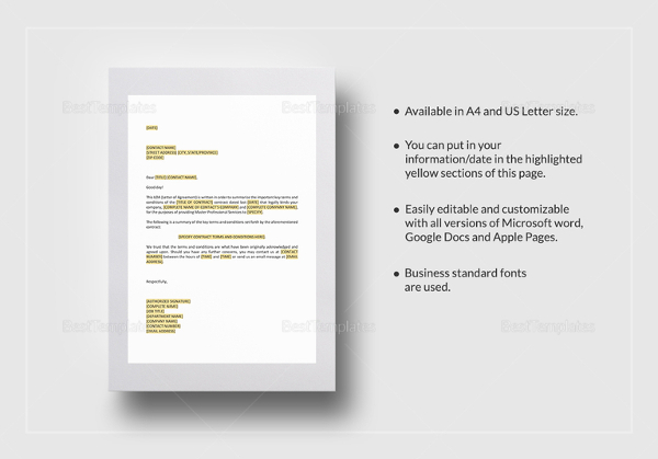 letter-of-agreement-master-professional-services-agreement-template