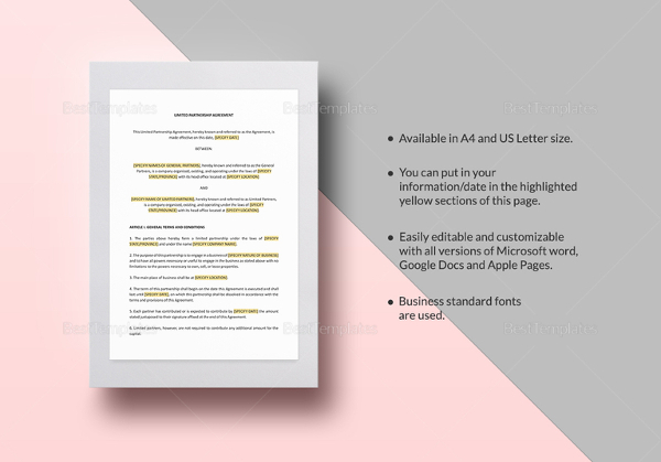 limited-partnership-agreement-template
