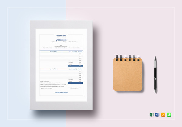 simple-work-order-word-template