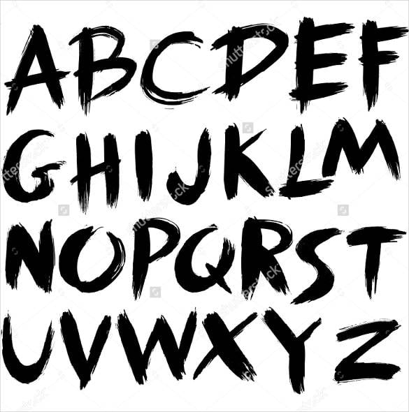 paint-stroke-fonts