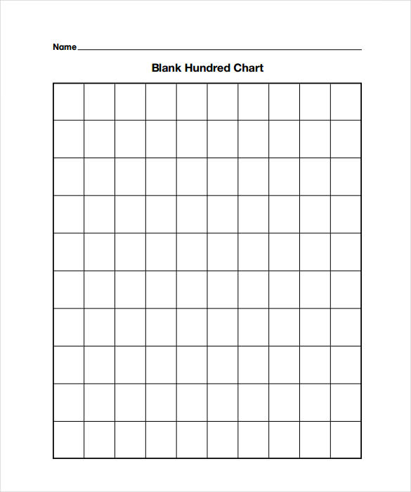 Printable Blank Color Chart