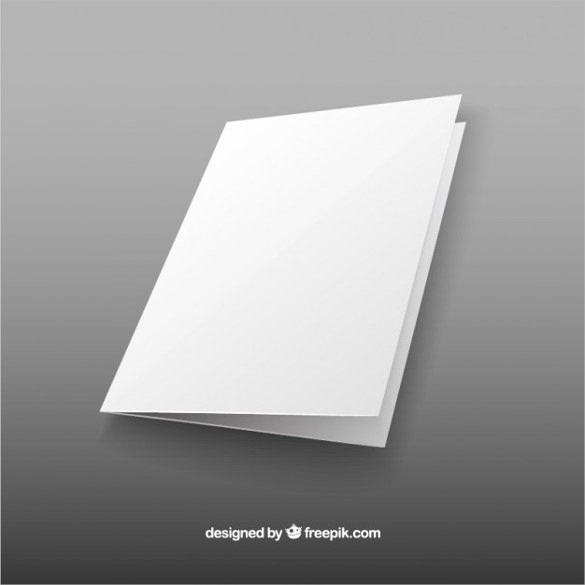 blank brochure free vector