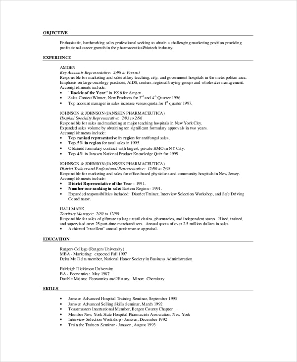 merchandiser resume template