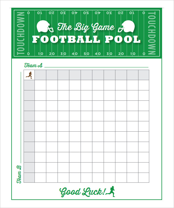 Printable Football Pool Sheets That Are Adaptable Tristan Website