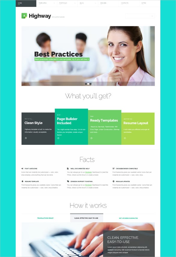 best charity psd template