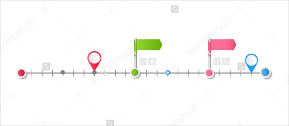 free timeline infographic template psd