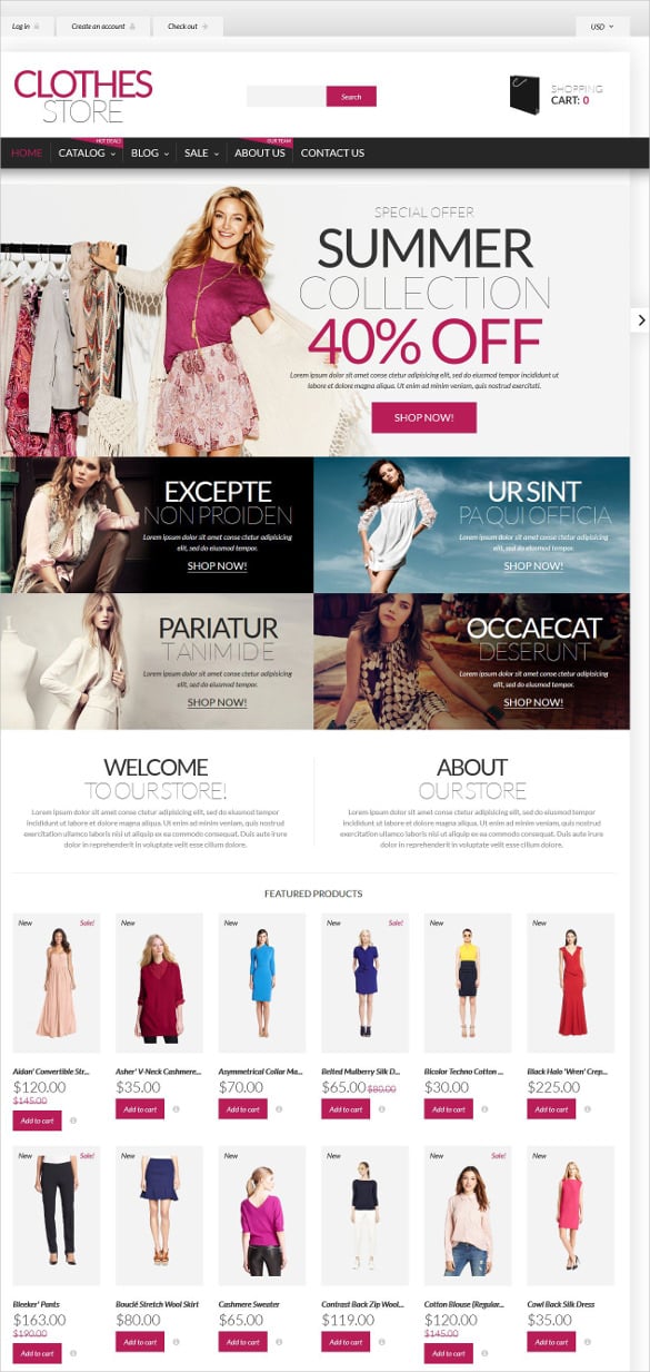retail shopping in style shopify htmll5 theme
