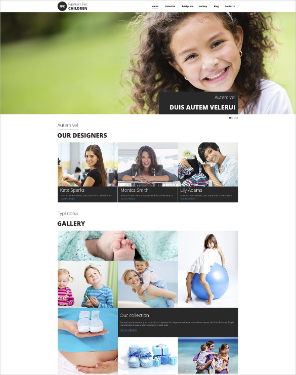 retail baby store responsive drupal html5 template