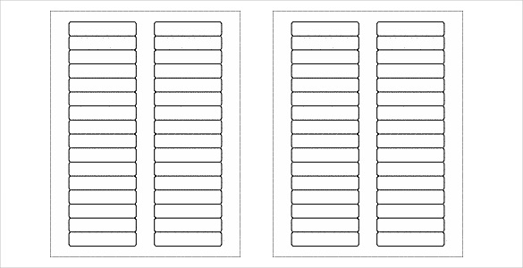 many blank free label template