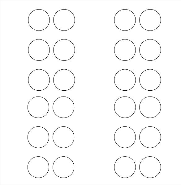 circle free blank template