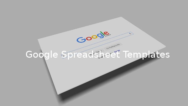google spreadsheet template