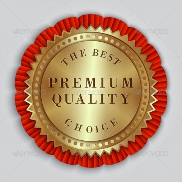 round golden badge label with text download