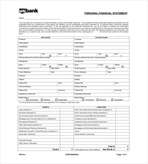 Financial Report Template