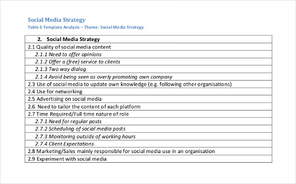 Web Strategy Planning Template v6.0, PDF, Social Network