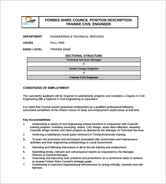 civil engineering descriptions