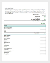 Personal Budget Spreadsheet Excel Format Free