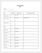 Truck Tool Inventory Spreadsheet Example Word Template
