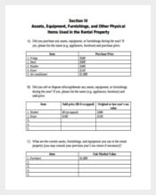 Rental Property Accounting Spreadsheet Example PDF Free