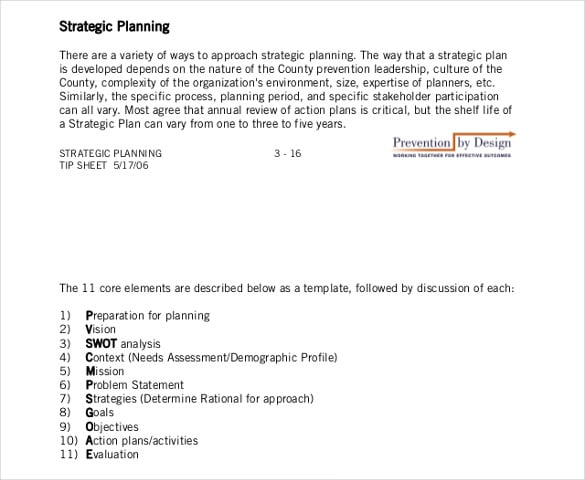 strategic-planning-tip-sheet-template