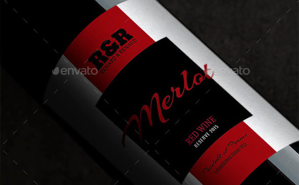 format-wine-label-template